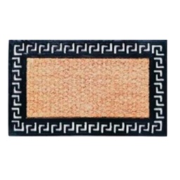 [HHHD-FLMT-01107 / RH3352] Classy Homes Coco Rubber Non-Brushed Panama Grill Mat 18 x 30 In., 8mm Thick