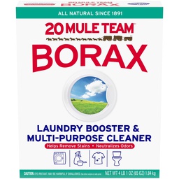 [DIA 00201] 20 Mule-Team All-Natural Borax Laundry Booster &amp; Multi-Purpose Household Cleaner 65 Oz.