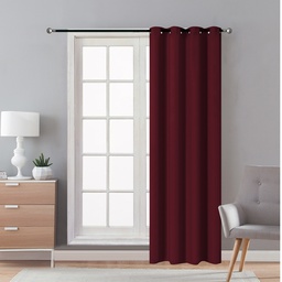 [715-1446539 / 1458667 / CHBC32598] Classy Homes Blackout Curtain 1pc Microfiber with Silicone Rubber Backing
