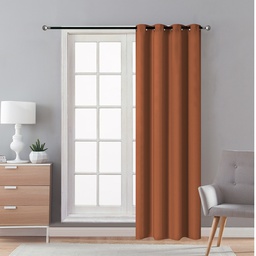 [715-1446541 / 1458668 / CHBC32599] Classy Homes Blackout Curtain 1pc Microfiber with Silicone Rubber Backing
