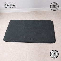 [WF-POP-40X60GRY] SoHo Carpets Memory Foam Bath Mat 40x60cm Gray