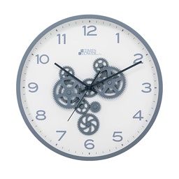 [602-DBE04913] Times Tower Wall Clock 40cm Gray