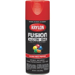[K02720007] ****Krylon Fusion All-In-One Gloss Spray Paint &amp; Primer, Red Pepper
