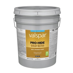 [028.0061000.008 / 0000Z8189-20 / 2016590] Valspar / Pratt &amp; Lambert Pro-Hide Gold Ultra Zero VOC Latex Flat Interior Wall Paint, Super-One Coat White, 5 Gal.