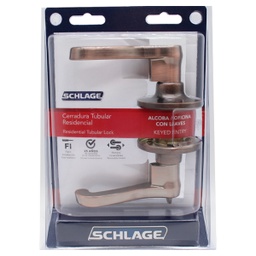 [B51ARG11] Schlage Copper Lever Argos Keyed Entry 011 BST 7707007703677