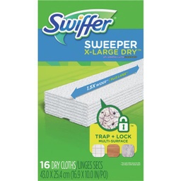 [96826 / 9754060] Swiffer Sweeper Professional Dry Cloth Mop Refill XL (16-Count)