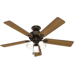 [50887] Hunter Ceiling Fan Swanson 52 In., New Bronze. (C.F.M - 2396)