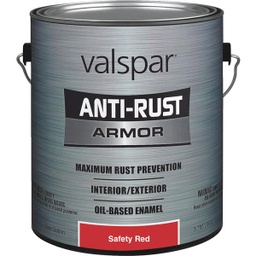 [044.0021827.007 / K09737008] ****Valspar / Krylon Rust Tough Gloss Anti-Rust Safety Color Rust Control Enamel, Safety Red, 1 Gal.