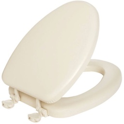 [115EC 006] Mayfair by Bemis Elongated Closed Front Premium Soft Toilet Seat, Bone