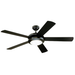 [78016] Westinghouse Comet Ceiling Fan 52 In. Matte Black (C.F.M - 5199)