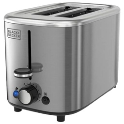 [TR0012SS-LA / TR1227-0SDLA] Black &amp; Decker Toaster 2-Slice SS