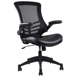 [ZCH-8070-BK     RTA-8070-BK] Mobel Mesh Task Office Chair, Black (Weight Limit 220lb)