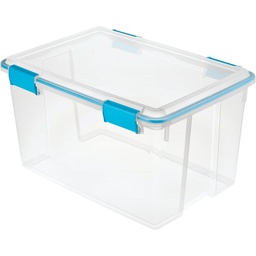[19344304] Sterilite 54 Qt. Gasket Storage Tote 16 x 12.75 x 22.5 In., Clear