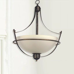 [D2995-BR / 2995BR RHPL24812] Home Delight Indoor Pendant Light 3xE27 60W Marble Bronze Finish