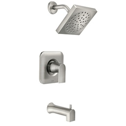 [82760SRN] Moen Genta Single-Handle 1-Spray Tub and Shower Faucet Spot Resist Brushed Nickel