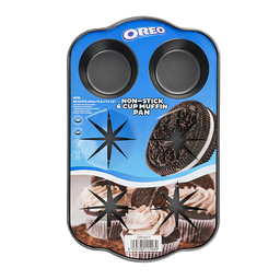[OR1017] ****Oreo 6-cup Muffin Pan 28.5x17.8x3cm