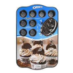 [OR1020] ****Oreo 24-cup Mini Cupcake Pan 43x27x2.5cm l