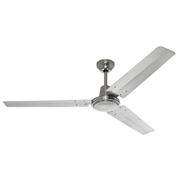 [21766] Hunter Industrial Ceiling Fan 56 In., Brushed Nickel (C.F.M - 5002)