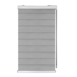 [KC202052321GY] Kenneth Cole Luxury Zebra Blinds 78x90 In. (Daylight) Grey