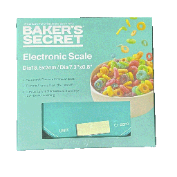 [BS40922] Baker's Secret Digital Kitchen Scale, Aqua