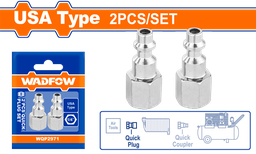 [WQP2971] ****Wadfow 2pc Quick Plug Set (Female Thread Plugs)
