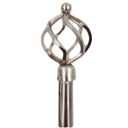 [722-A1012-4884SILVER CHCR28505 / 1434265] Classy Homes Curtain Rod 48-84 In., Silver - Plated