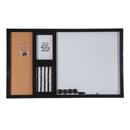 [HHHF-IDFN-13010 CHPB28581] ****Classy Homes Plastic Pin Board, 15.7 x 26.77 In. - Black