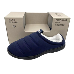 [KCSC0422-NA-L] ****Kenneth Cole Men Mule Slipper Navy, Large