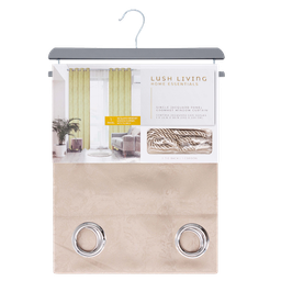 [WPSG44929FBC] Nina Grommet Window Curtain Panel 55 x 90 In. Ivory