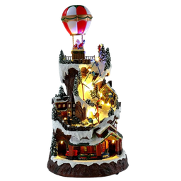 [MCH522 / PCXM-XMDR-01051] Mrs. Claus Christmas Village Ornament 8.5 x 8.5 x 18 In.