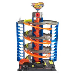 [821-GTT95] Hot Wheels City Mega Garage Playset with Storage for Over 60 Cars Ages 4+
