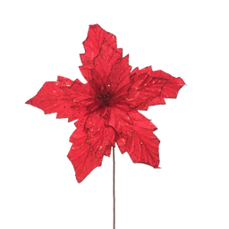[831-AMX006-2421A] Miro Christmas Poinsettia 11P 41cm, Red